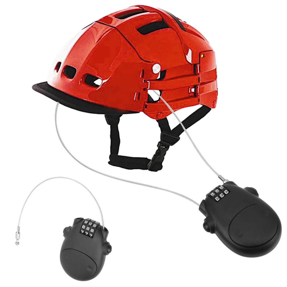 Telescopic Wire Rope Lock Wire Cable Combination Lock Bicycle Luggage Lock Code Lock Anti-theft Security Lock