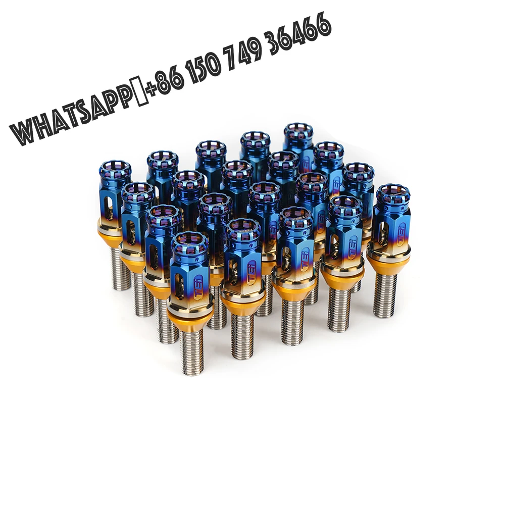 

Hot RACING Car Premium TC4 Titanium Alloy Wheel Screws - Lightweight, High Strength Resistant, Universal Fit