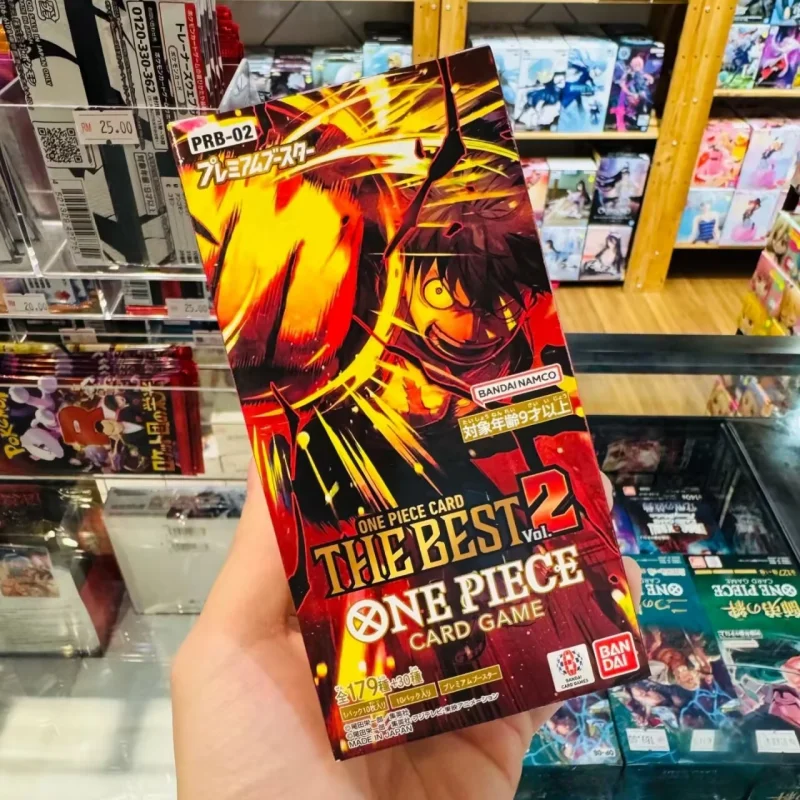 100% Original Anime Booster Box One Piece Prb01 Prb02 Japanese Version Awakening Of The New Era Tcg Collection Card Gift