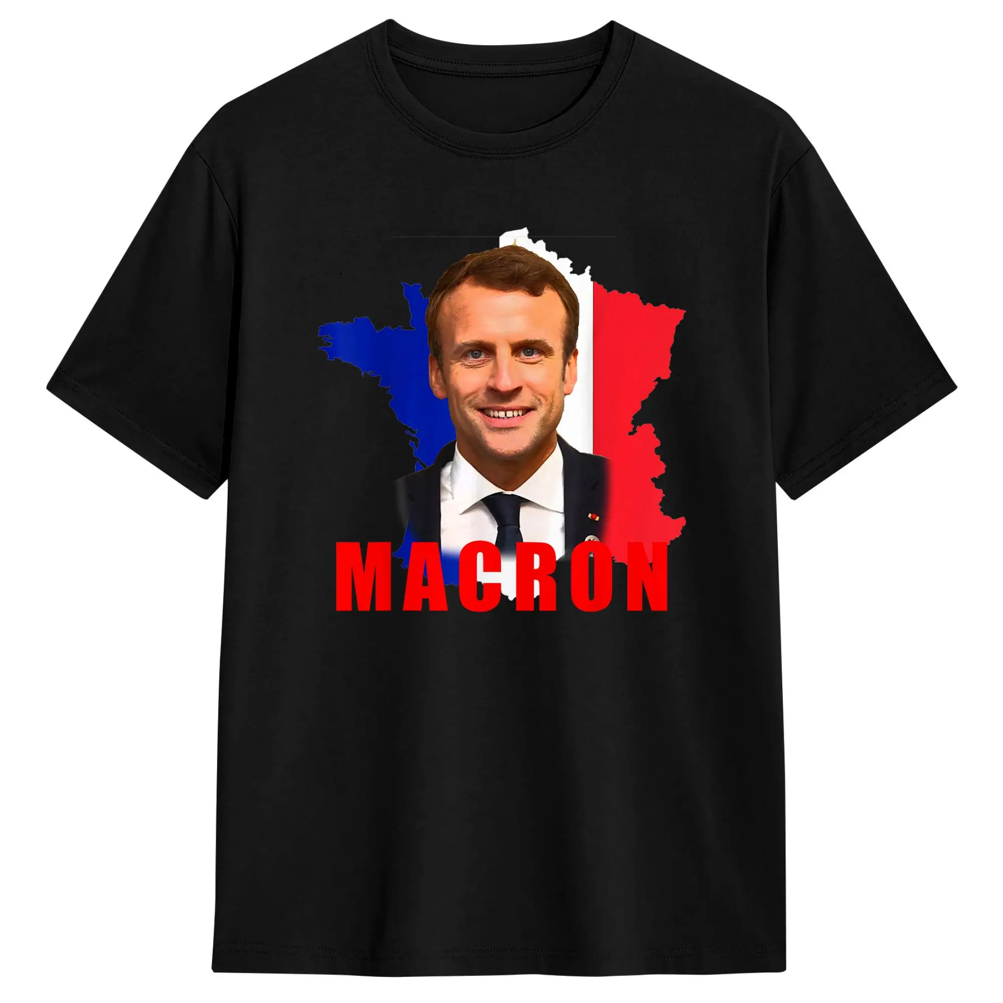 Emmanuel Macron T Shirt Men's  Streetwear T Shirts Summer O-Neck Fashion Tees Cheap Oversize Clothes
