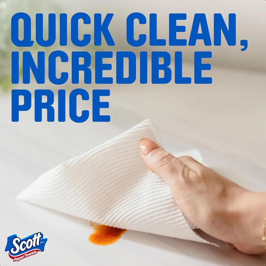 Scott Paper Towels ChooseASheet 30 Double Rolls = 60 Regular Rolls 108 Sheets Per Roll