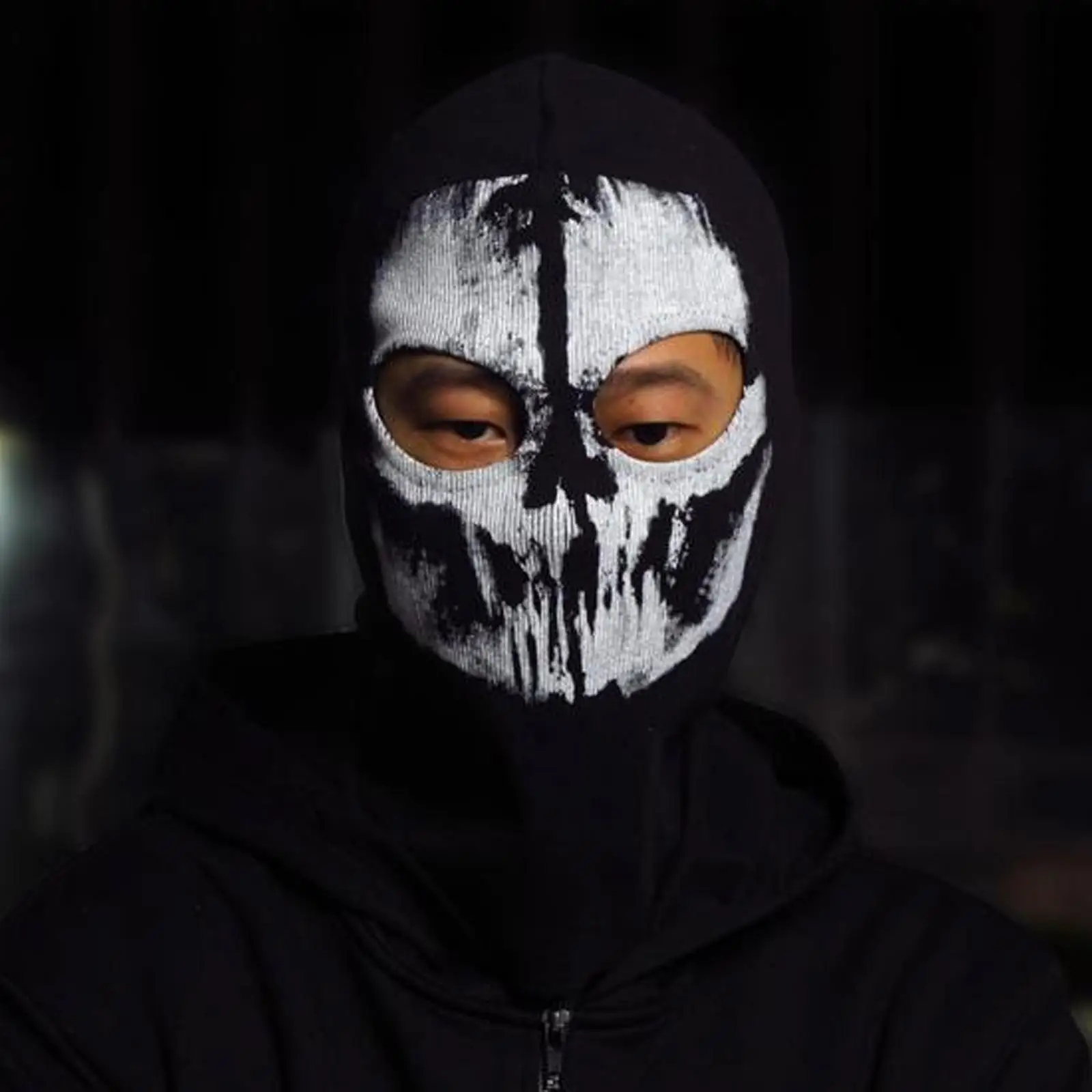 Motorrad Balaclava Schädel Druck Moto Volle Gesicht Maske Winddicht Skifahren Kopf Hals Wärmer Radfahren Biker Haube Männer Helm Liner – Detail 7