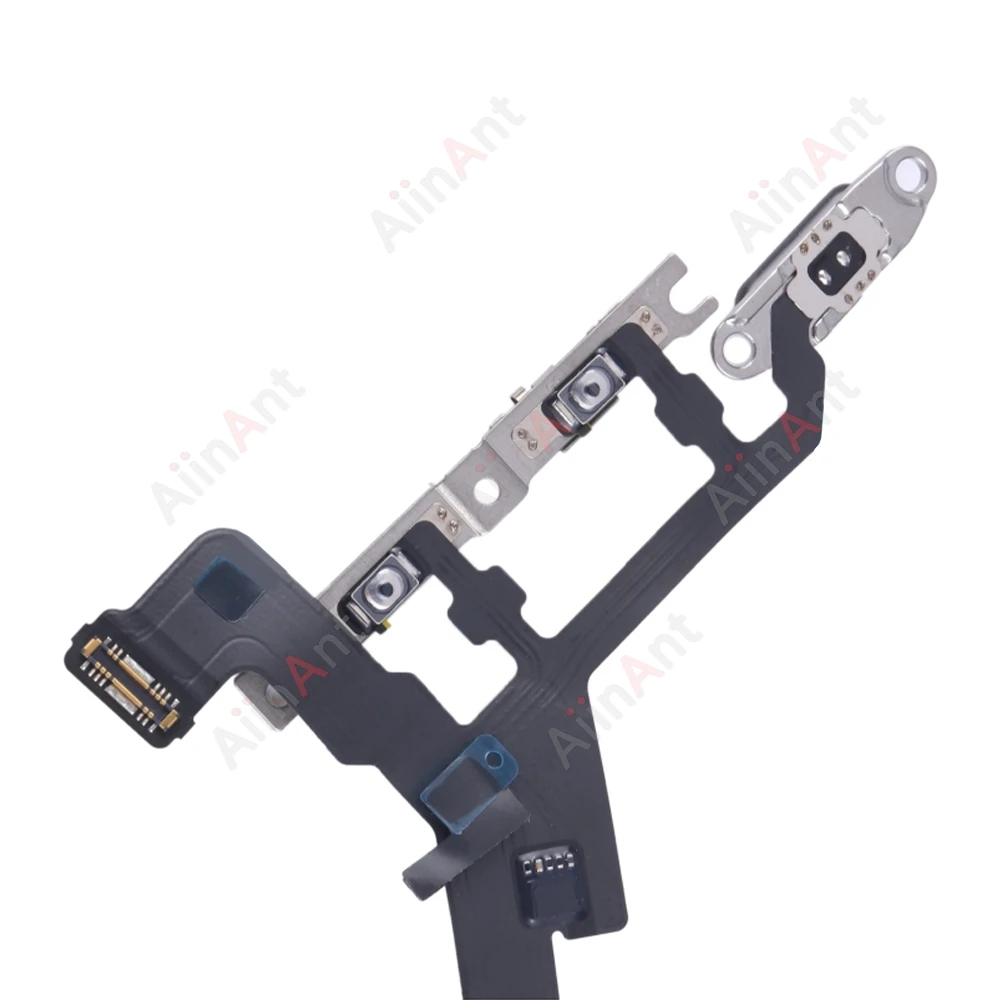 AiinAnt Power Volume Buttons Power Flex Cable For iPhone 12 13 14 15 Pro Max Plus mini Phone Repair Parts