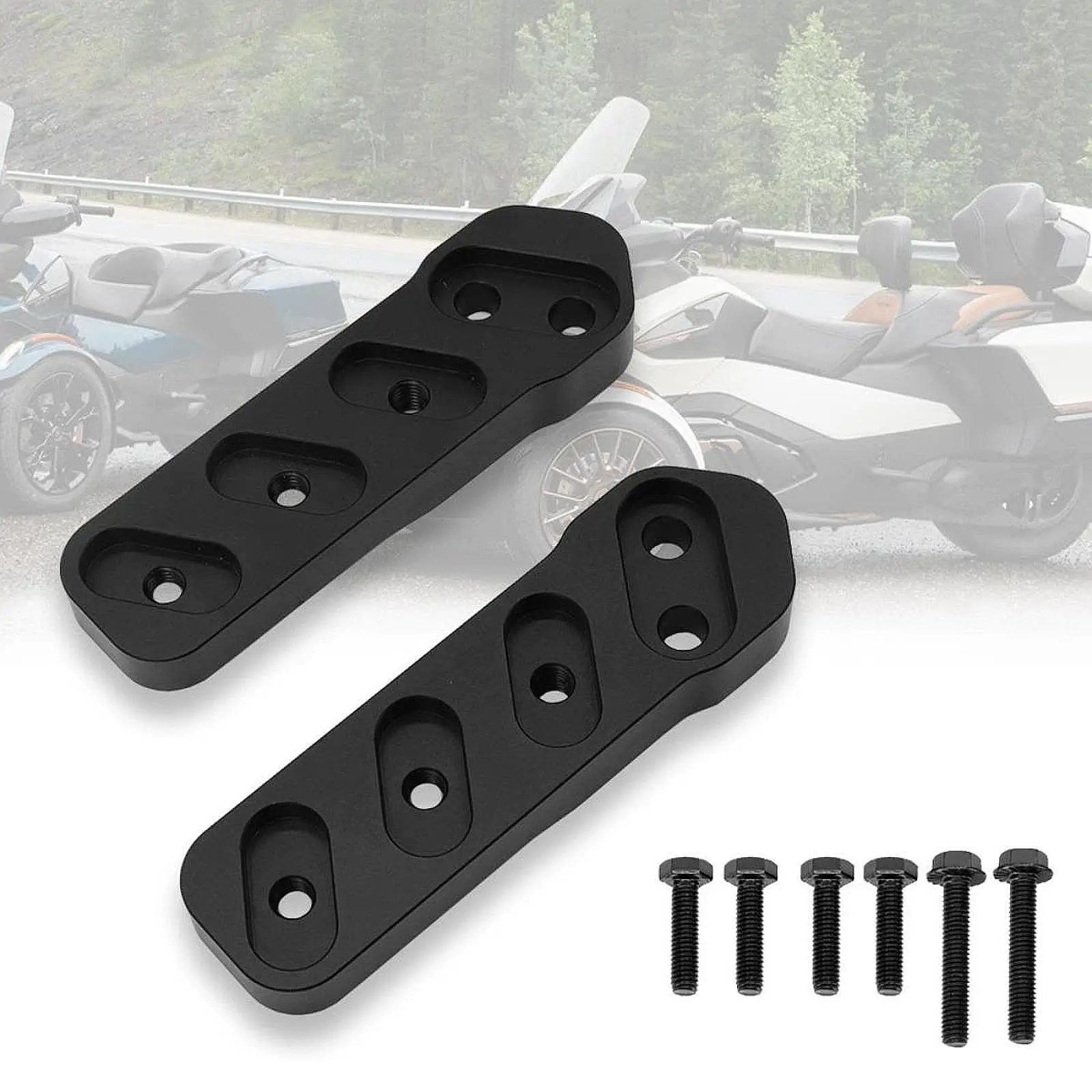 Passenger Floorboard Relocate Set Includes Mounting Hardware for Can-am