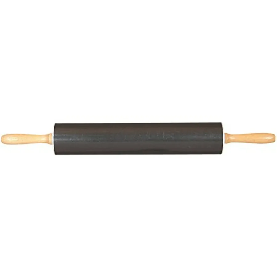 

Non-Stick Rolling Pin, Carbon Steel, 12-Inch Barrel, Black