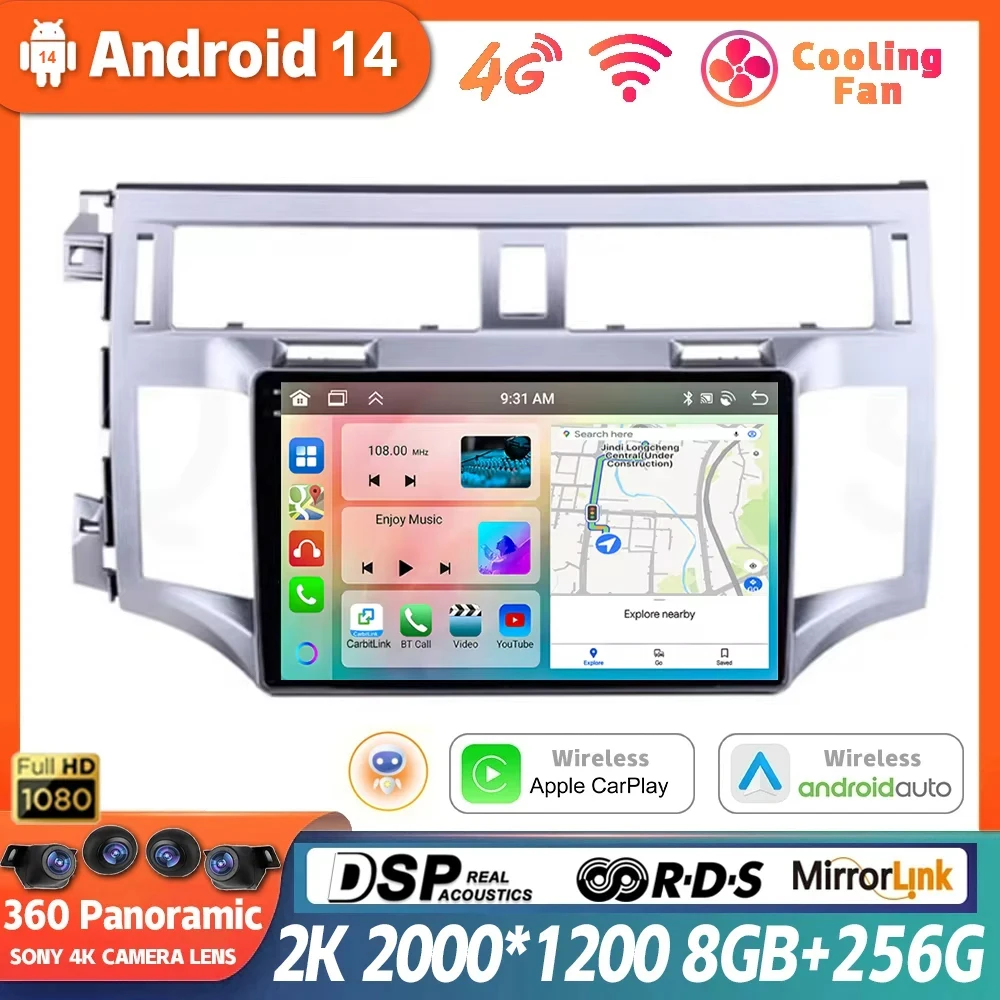 

Android 14 For Toyota Avalon 3 2005 - 2010 Auto Carplay Multimedia Video Player Car Stereo GPS Navigation WIFi DSP 360 Camera 9"