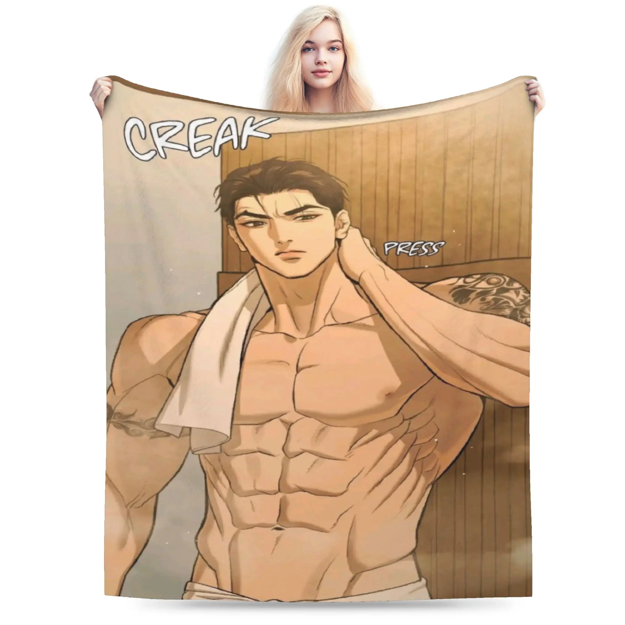 Cozy Joo Jaekyung anime Blanket Merch Sofa Decorative  Throws And Blankets Lightweight Flannel for Office