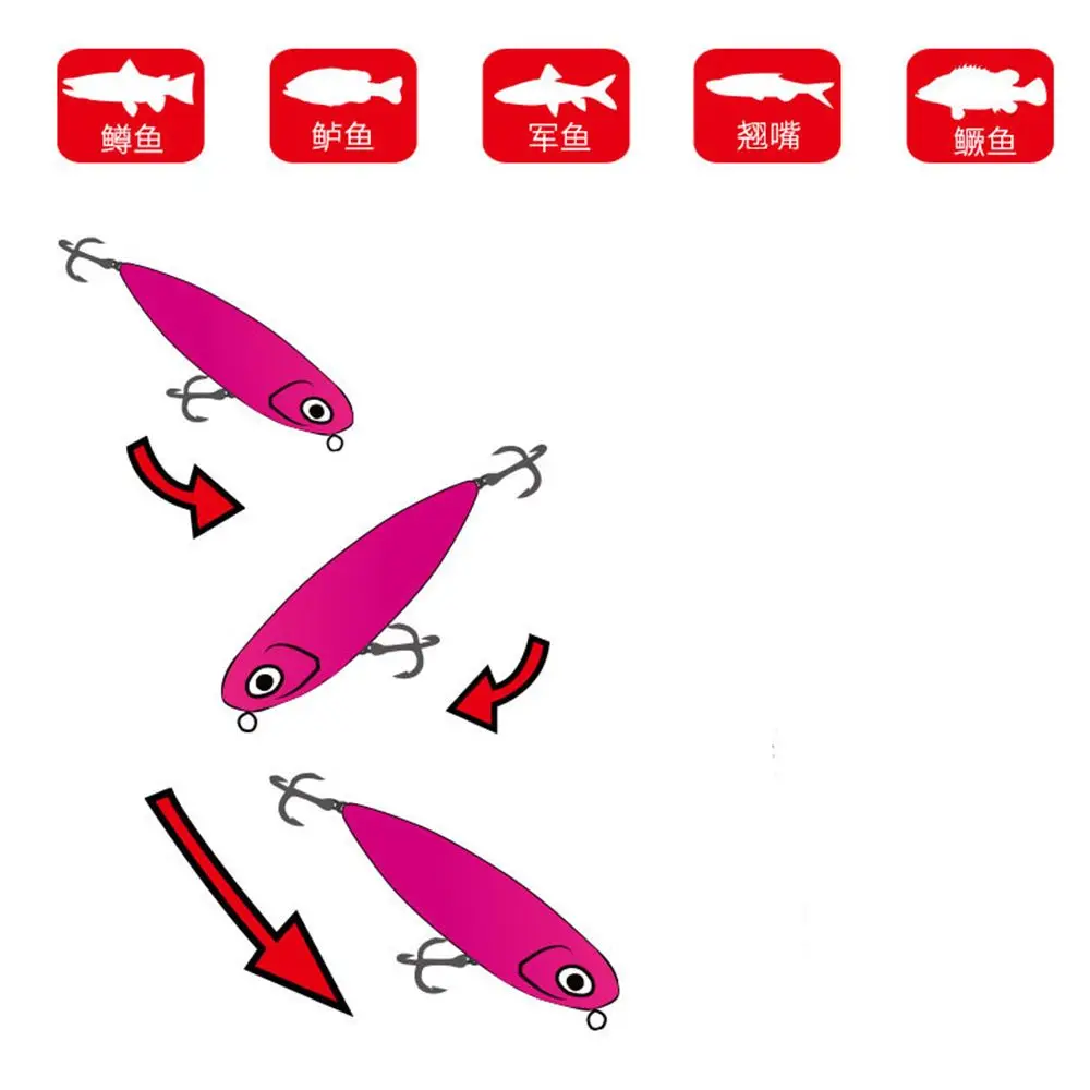 Outdoor Tackle Crankbaits Winter Fishing Minnow Lures Floating Minnow Baits Fish Hooks Long Casting Lure