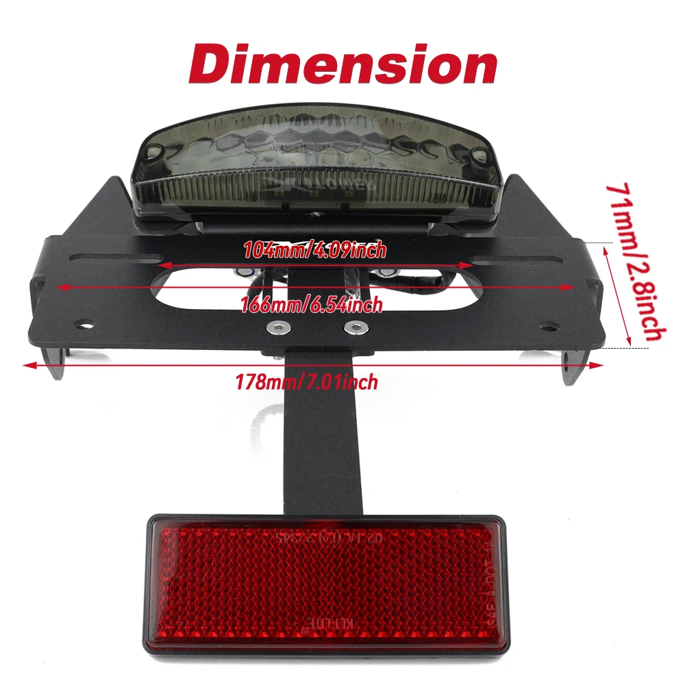 Tail Tidy Fender Eliminator For BMW G310GS G310R 2017-2024 G 310 R G310 GS Motorcycle Rear License Plate Holder Bracket Light