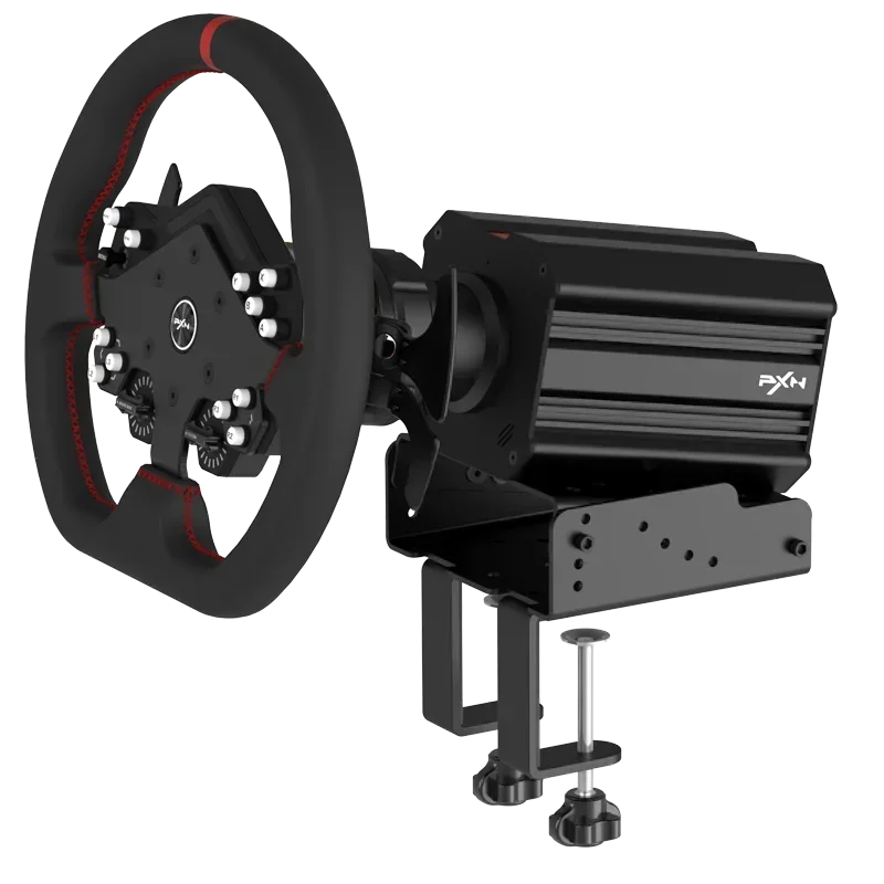 YYHCPXN V12 lite Driving Force Racing Wheel Comes With Full Accessories and Warranty Of Year