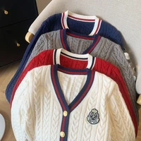 New 2024 Autumn Winter Cashmere Top Women V Neck Pullover Warm Knitwear Jumper Woman Clothes Twist Outwear Knited Tops Women - Image 6