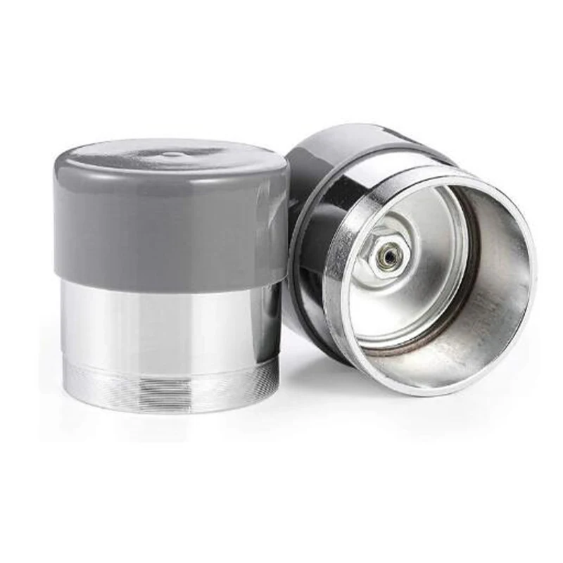 2PCS 1.98inch Trailer Bearing Protector Rubber Carbon Steel Dust Covers Car Wheel Hub Cap Replacement for Trailer Boat RV Parts
