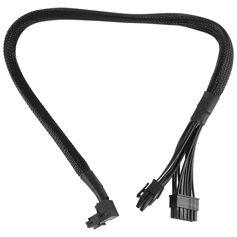 12VHPWR Modular 2X12-Pin To 16 Pin 12-Pin Male PCI-E 5.0 12VHPWR RTX 4090 For Be Quiet PSU 600W ATX 3.0 12+4PIN