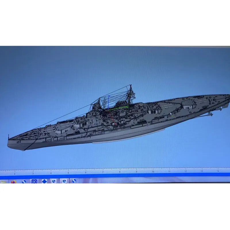 1/700 Pyotr Velikiy Soviet Tier V Battleship 3D Printed Toy Models Toy Model Home-made Assembled Model Hobby