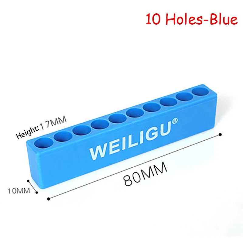 プラスチックハンドシャンクドライバービットホルダー、カラーストレージストリップ、ハードウェアツール、1/4 "、6.35mm、2個