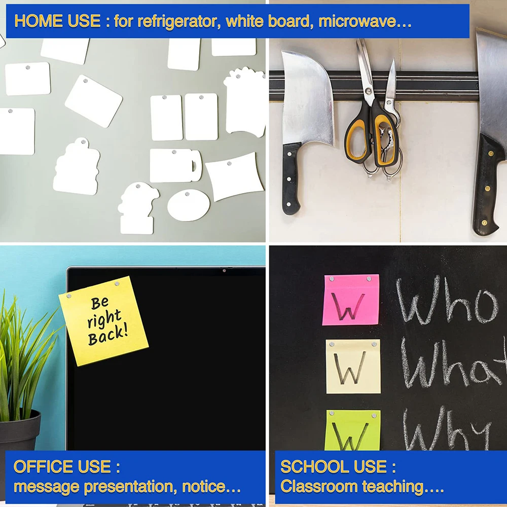 مغناطيس النيوديميوم القوي N35 NdfeB المغناطيسي الدائم imanes مغناطيس الثلاجة القوي للغاية لتقوم بها بنفسك 6x1 6x2 5x1 5x3 4x1.5 4x2