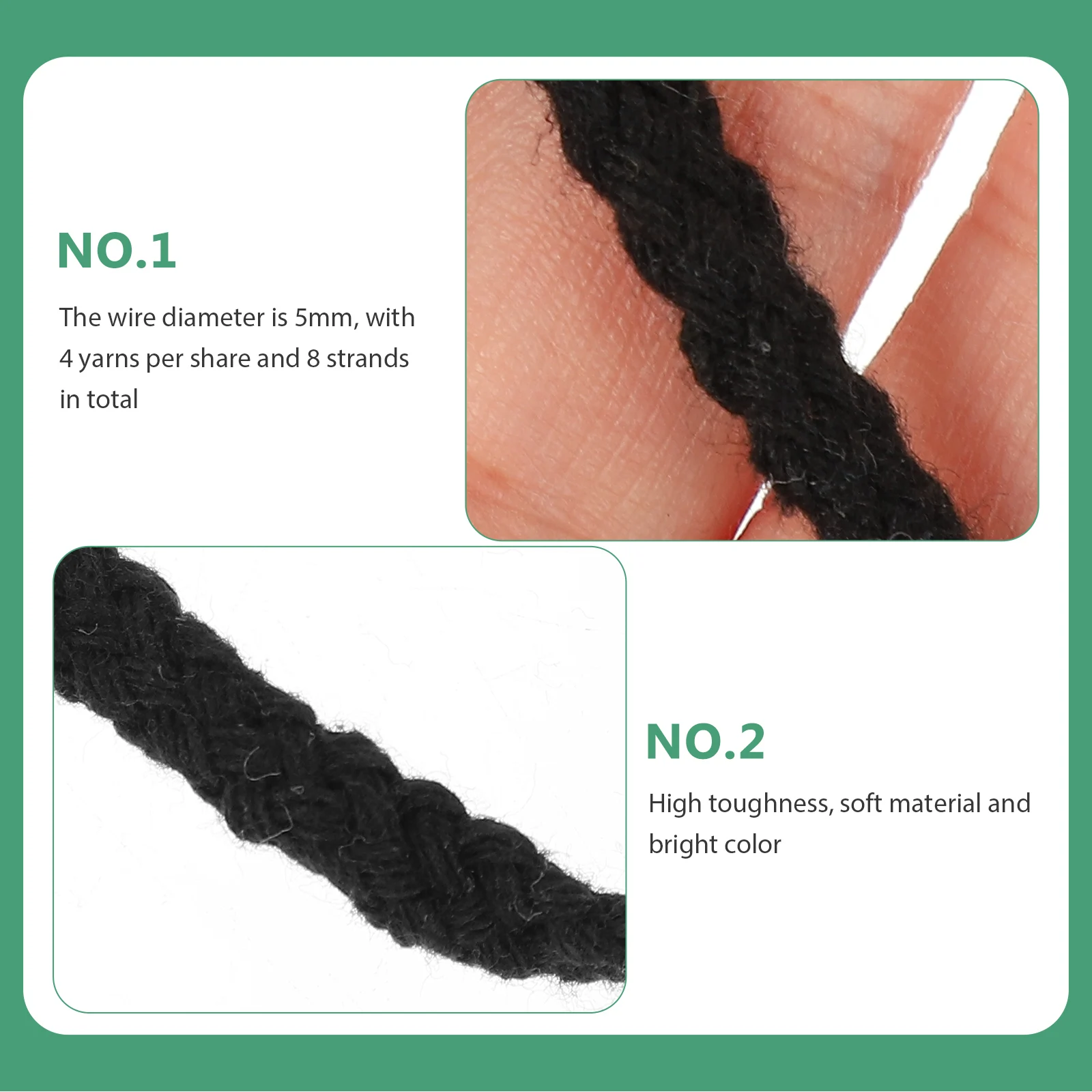 

1 Roll Cotton Cord Diy Crafts Hand Woven Rope Lightweight Thread Sewing Tapestries Bags Decoration Handmade Projects