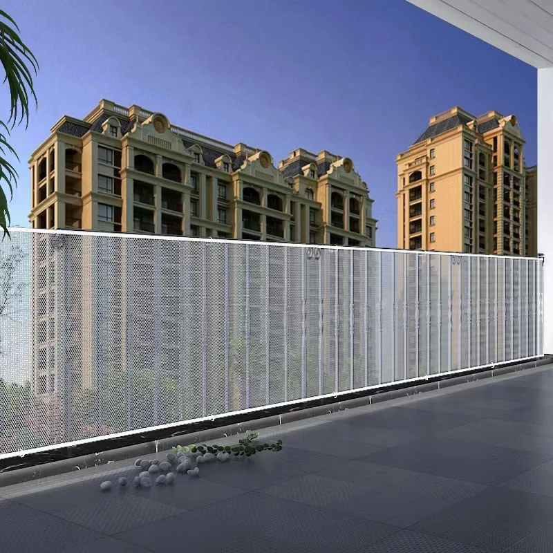 شبكة حماية لسلامة الأطفال متعددة الأغراض ومتينة لدرج الشرفة وواقي السكك الحديدية لحماية سلالم الأطفال، شبكة دقيقة آمنة #4