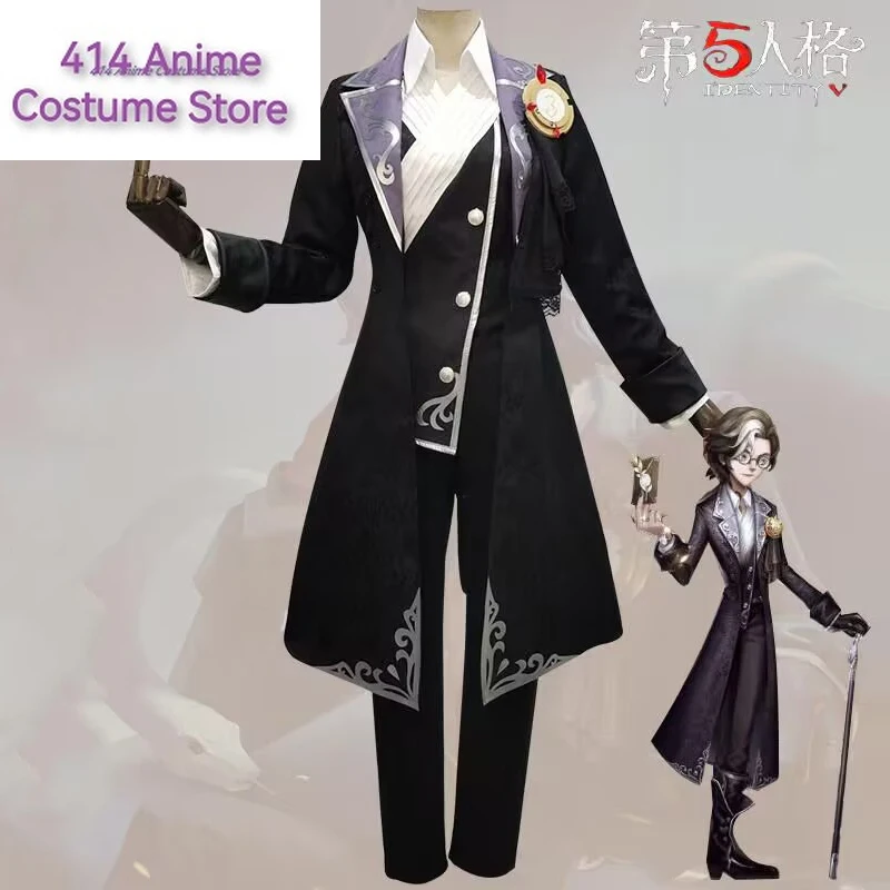 

Game Identity V Cosplay Costumes Photographer Joseph Desaulniers Cosplay Costume D.M Skin Uniforms Wig Clothes Suits