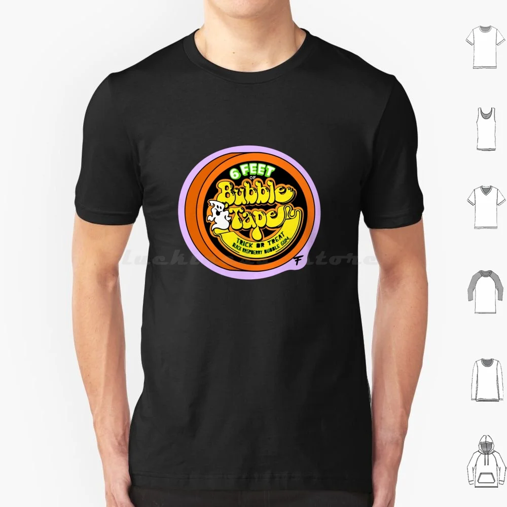 Halloween Bubble Tape Bubble Gum-Lavender Background T Shirt Cotton Men Women DIY Print Bubble Tape Bubble Gum Candy Candy Gum