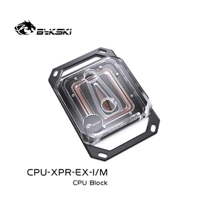 Intel LGA1700/1800/115XのBykskiアクリルCPU水ブロック/AMD Ryzen 9 AM5 AM4 0.08mmマイクロチャネルウォータークーラーラジエーター 12ベストセールスAM5ウォーターブロック-11