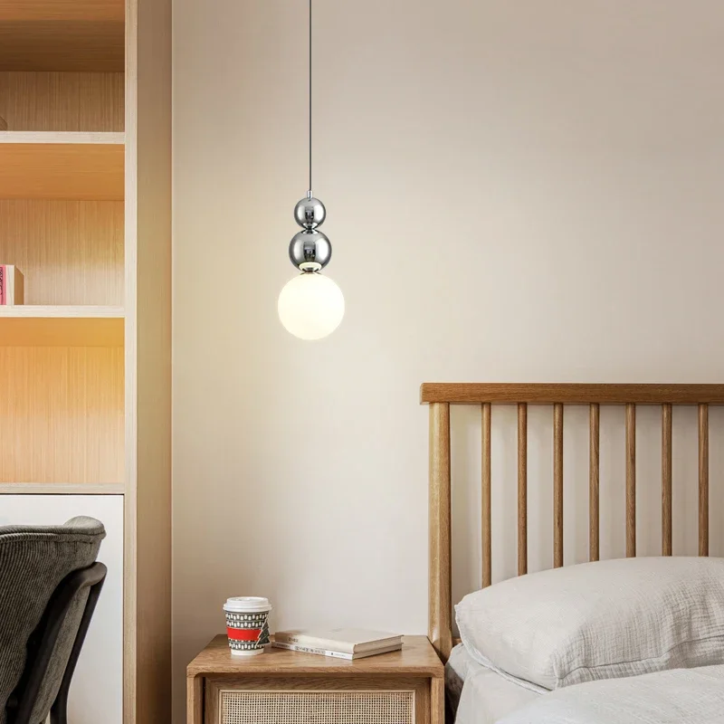 SAMAN Nordic Pendent lamp Modern Simplicity Bedroom Bedside Lamp Personalized creativity LED Restaurant Bar Aisle Chandelier