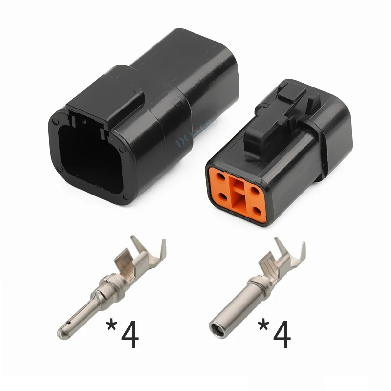 DTP04-4P-E004/DTP06-4S-E004 high-current automotive waterproof connector 4-hole wiring harness connector