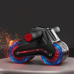 Fitness Wheel Roller Auto Rebound Belly Wheel Mute addominale Wheel Exerciser muscoli del braccio Bodybuilding Home Gym attrezzature per il Fitness