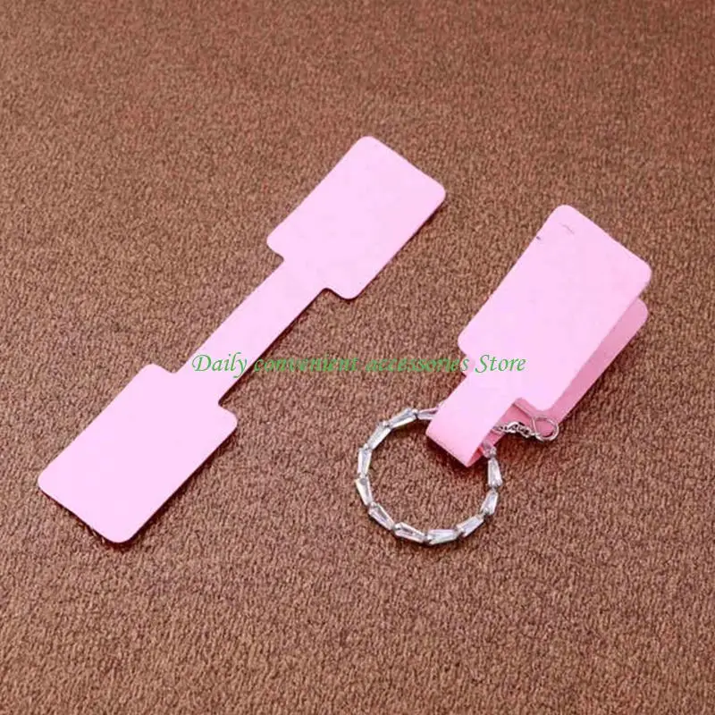 

97QB Синтетическая бумажная наклейка для ювелирных изделий, сильные клейкие этикетки, ожерелье