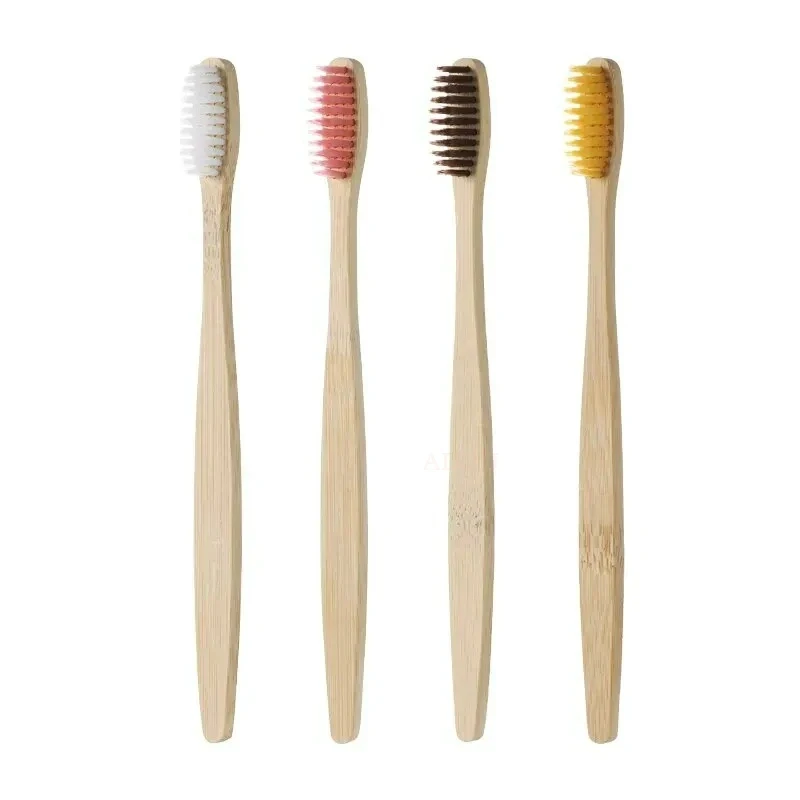 5/10/15/20/25/30Pcs Bamboo Toothbrush Set Natural Eco-Friendly Dental Care Tablet Bamboo Toothbrushes