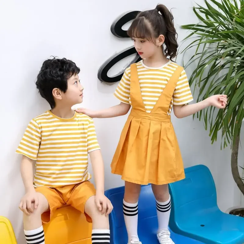 Kindergarten women's overalls skirts shorts British suits primary school uniforms college scholar style chorus class uniforms