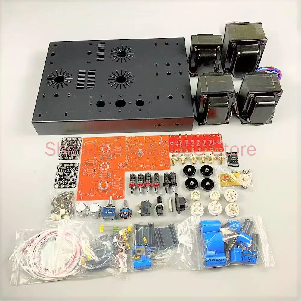 

Fever Bile Machine 300B Комплект шасси Note Audio Kit-1 Шасси одностороннего лампового усилителя мощности DIY