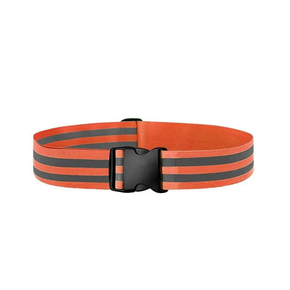 Waist Adjustable Reflective Waistband Belts 5*1*1cm 8 Colors Sport Safety Belts Elastic High Visible Waistband