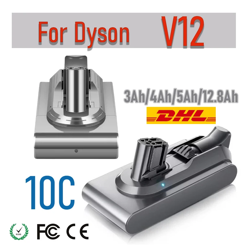 

VTET for DysonV12 25.2V Battery, Three Capacities for You To Choose From, Compatible with SV20, SV30, SV35, SV46 Vacuum Cleaners