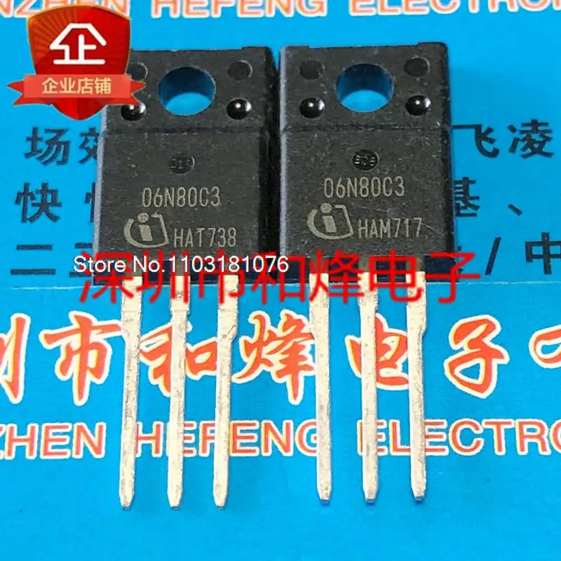 

(10 шт./лот) SPA06N80C3 06N80C3 TO-220F 800V6A новый оригинальный источник питания со склада