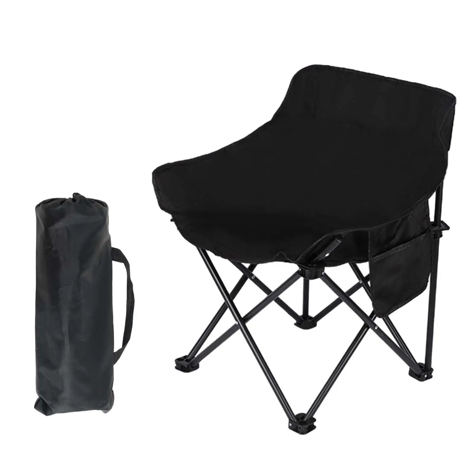 Folding Camping Chair Non Slip Heavy Duty Foldable Practical