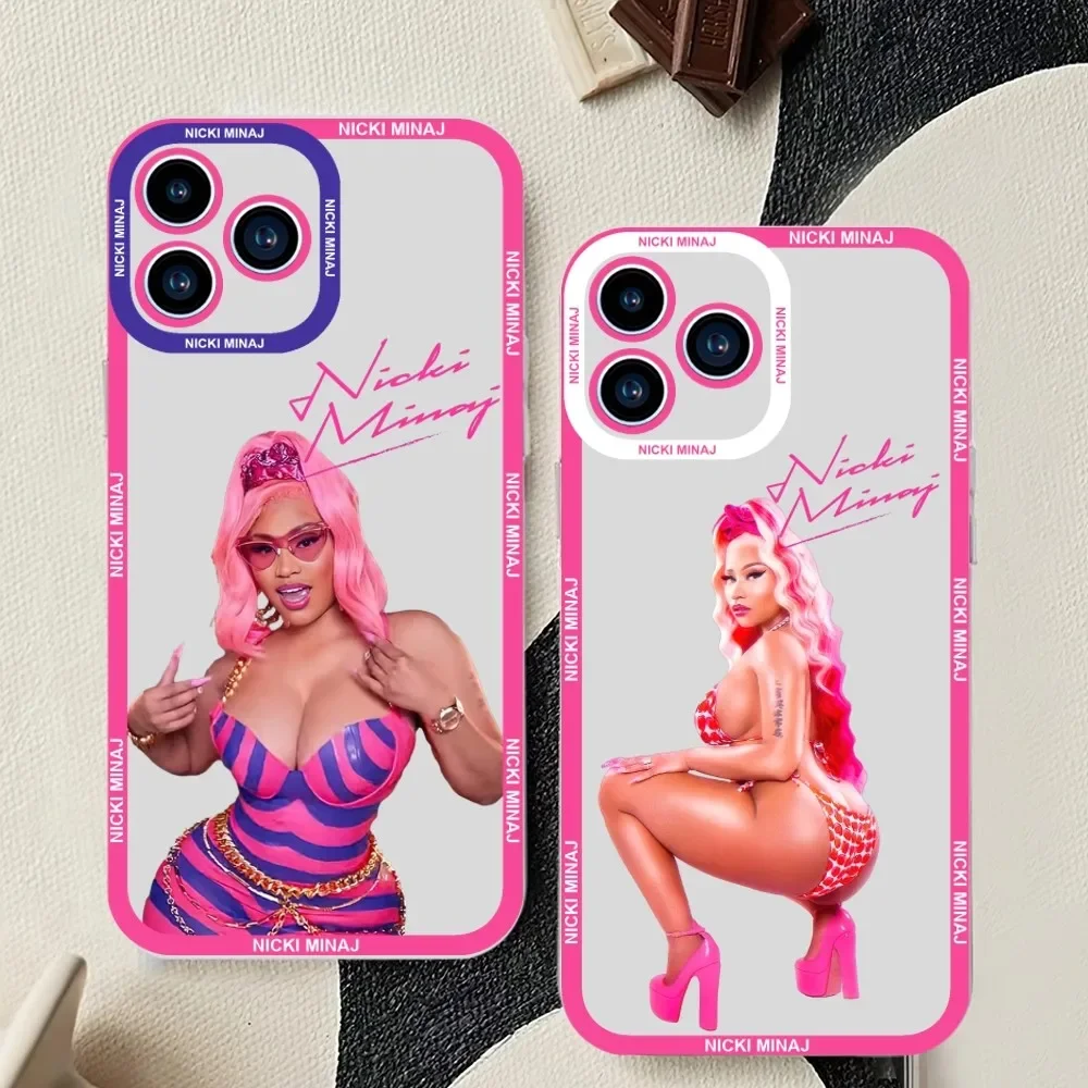 Nicki Minaj Hot Singer Phone Case For Samsung Galaxy S23 S22 S21 S20 S10 Plus lite Ultra Transparent Shell