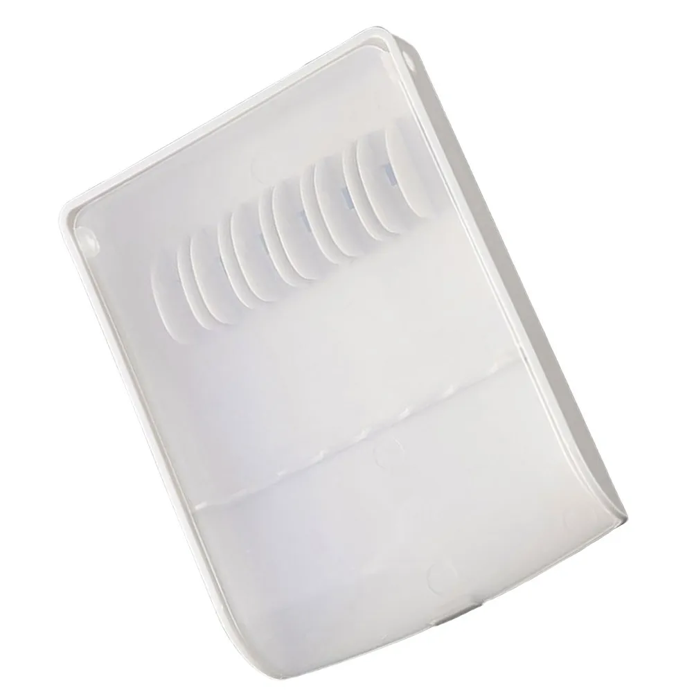 

Replacement Tips Storage Box Transparent Container for Flosser Heads Portable Organizer for Six Flosser Replacement Tips Desktop