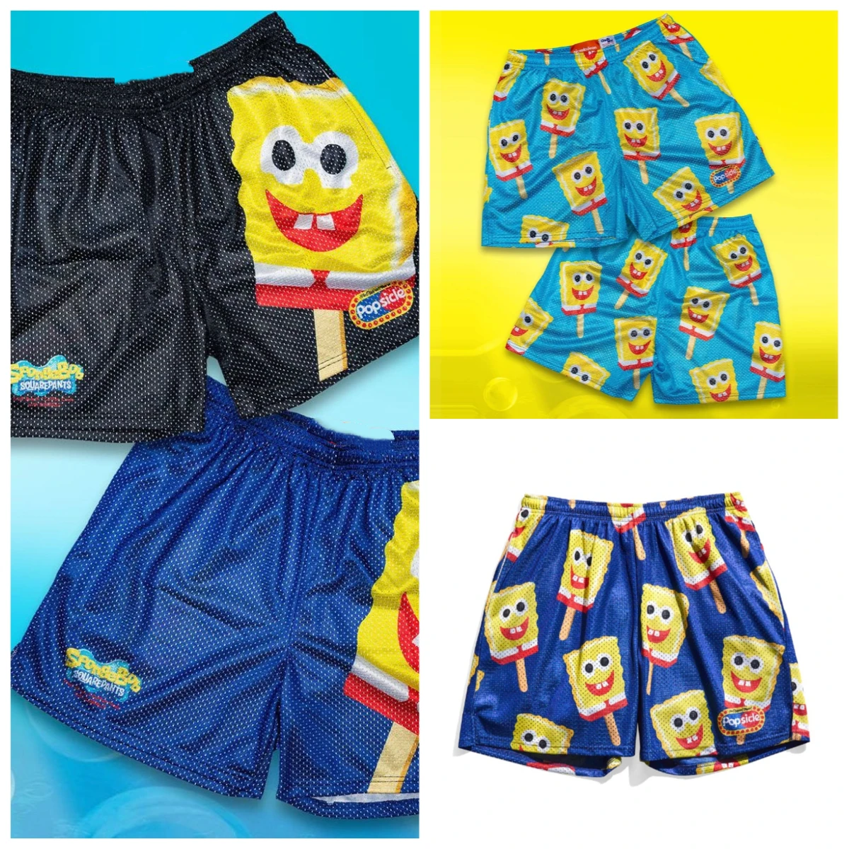 Cute and Quirky SpongeBob SquarePants 3D Printed Shorts for Adults and Children, Cosplay Casual Sports Loose Pants