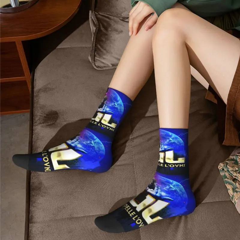 사용자 정의 7월 프랑스 랩퍼 남성 여성 승무원 양말 남여 멋진 봄 여름 가을 겨울 드레스 양말