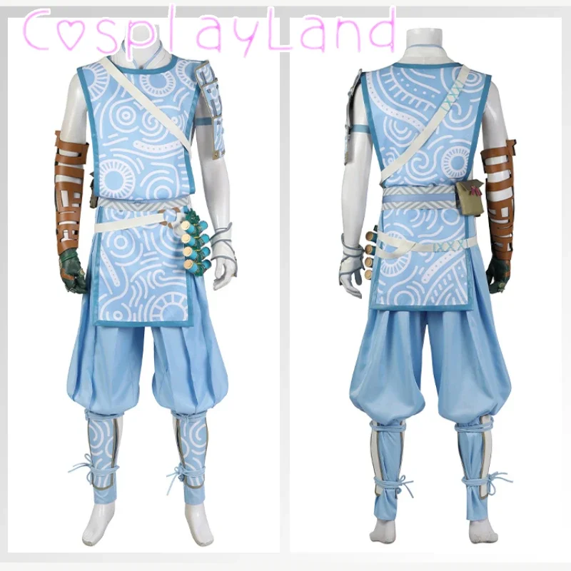 Game Zelde Super Restore Kingdom Link Mystic Cosplay Costumes Halloween Christmas Party Suit with Mask Accessories Outfit