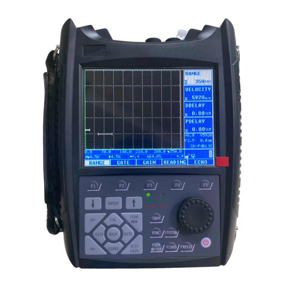 SUB180 Portable Ultrasonic Flaw Detector Color B and Grayscale Scanning Flawmeter 0-25000mm