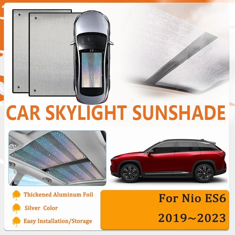 

Car Window Sunshades For Nio ES6 2019 2020 2021 2022 2023 Anti-UV Skylight Cover Sun Windshield Visor Shield Pad Car Accessories