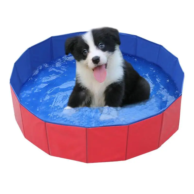 Kiddie Pool For Dogs Bathing Tub Pet Wading Pool Pet Wading Pool Collapsible Dog Bath Tub For Cat Shower Summer Gifts For Dogs