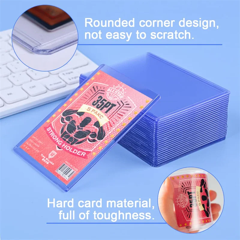 Game Cards Sleeves Card Outer Protector Photocard Gaming Trading Card Folder Sleeves for Sports Cards Board Game Kids Toys Gift