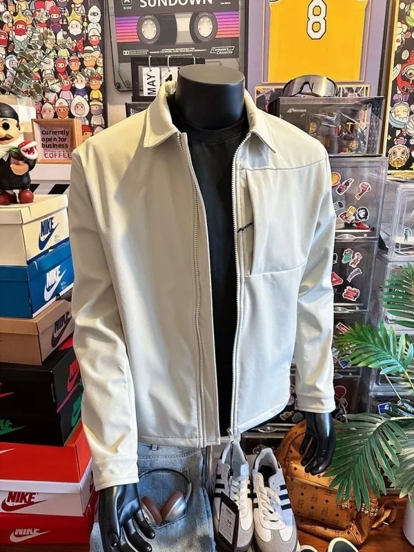 

Large Size 300 Pou Briti Sle Adstrative Jaet Men's Spring Autumn Versatile oulder Workwear Outerwear