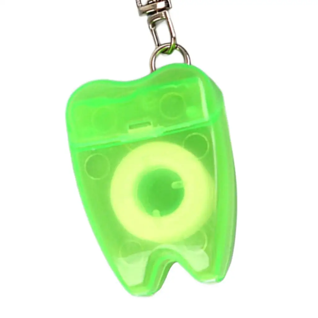 سلسلة مفاتيح خيط تنظيف الفم خفيفة الوزن للمنزل في الهواء الطلق