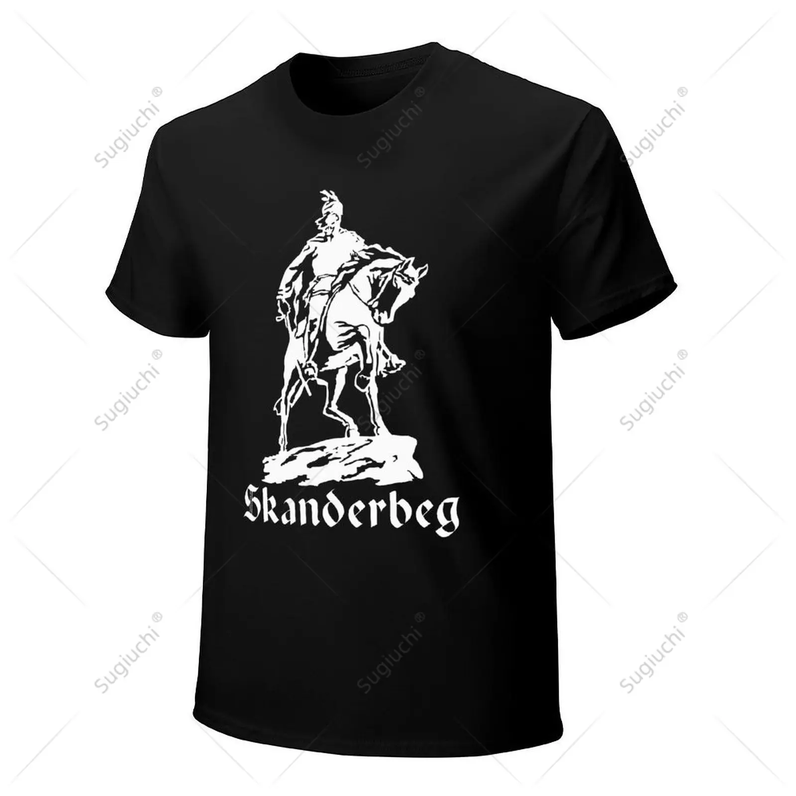 Unisex Men Skanderbeg Republic of Albania Shqipëria Tirana Albanian Tshirt Tees T Shirts Women Boys 100% Cotton T-Shirt