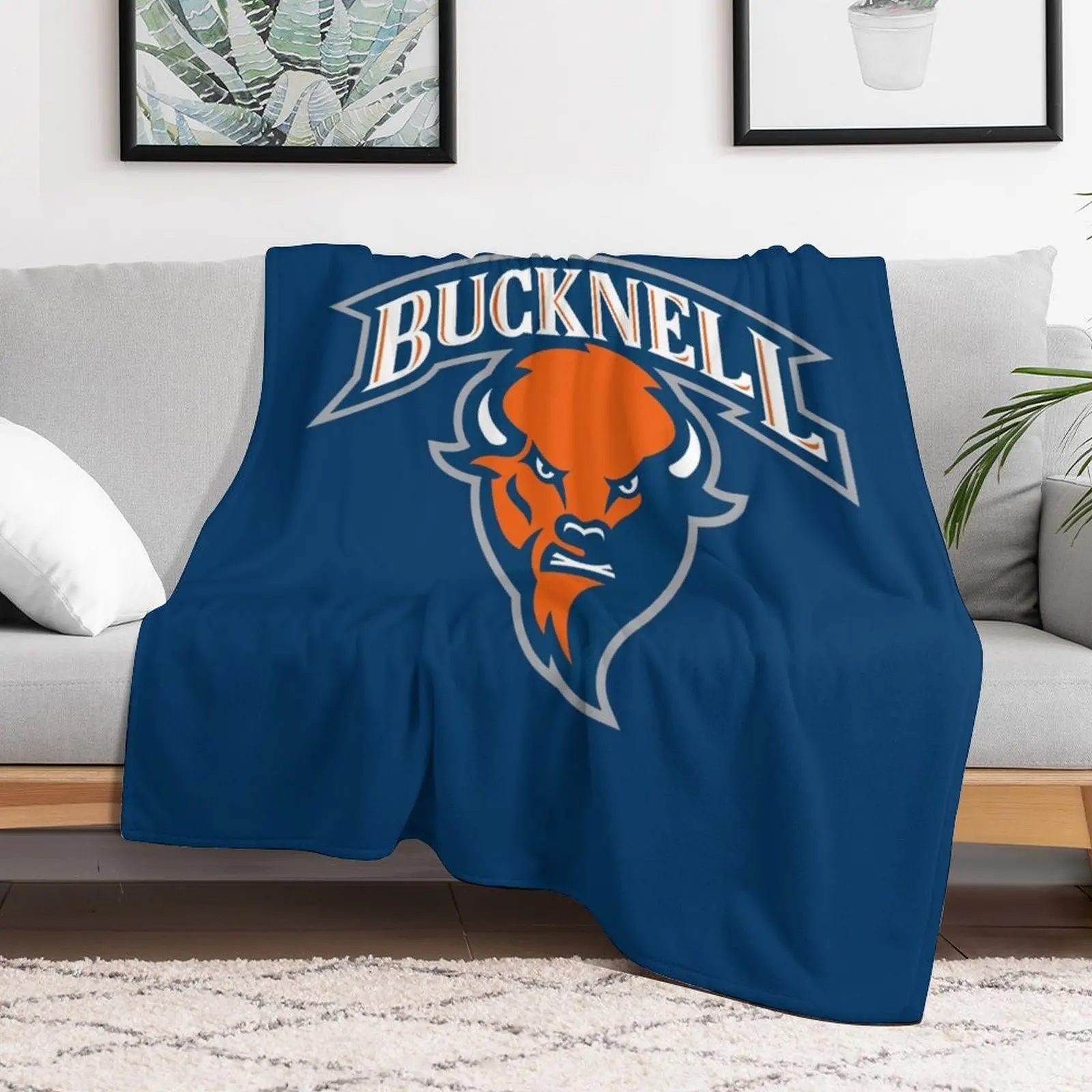 Bucknell Bison Throw Blanket Vintage warm for winter sofa bed Blankets