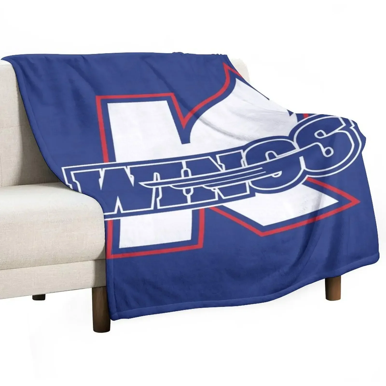 

Kalamazoo Wings, Merch Throw Blanket Soft Cozy Blanket for Pet Kids Adults